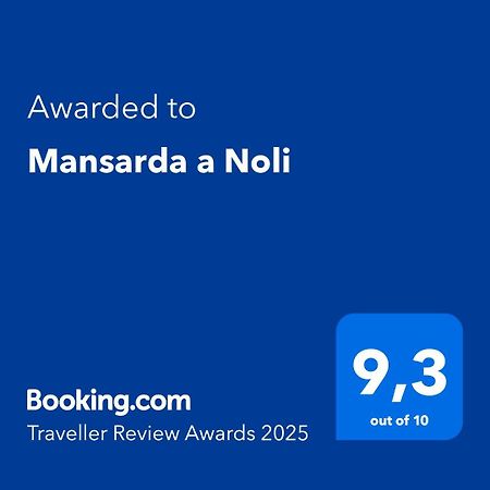 Mansarda A Noli Villa Luaran gambar